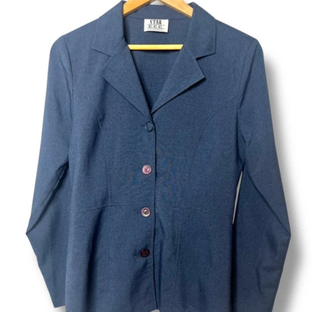 90s Blue Shacket Coat |50%off•bundles